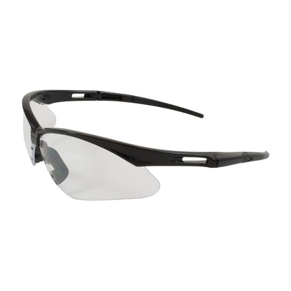 Anser™: Semi-Rimless Safety Glasses with Black Frame, Clear Lens and Anti-Scratch / Anti-Fog Coating