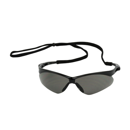 Anser™: Semi-Rimless Safety Glasses with Black Frame, Gray Lens and FogLess® 3Sixty™ Coating