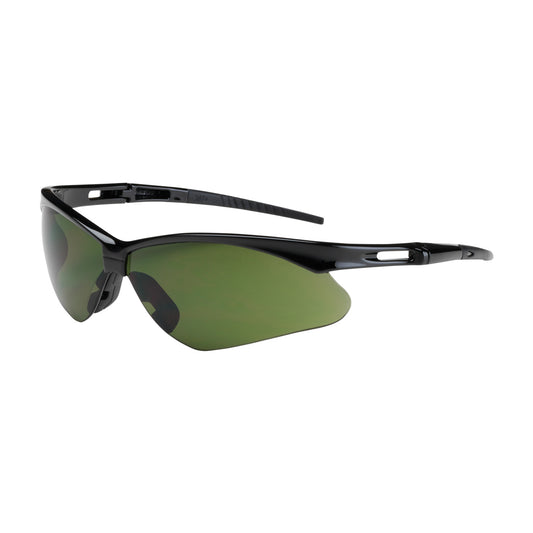 Anser™: Semi-Rimless Safety Glasses with Black Frame, IR Filter Shade 3.0 Lens and Anti-Scratch Coating