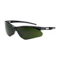 Anser™: Semi-Rimless Safety Glasses with Black Frame, IR Filter Shade 5.0 Lens and Anti-Scratch Coating