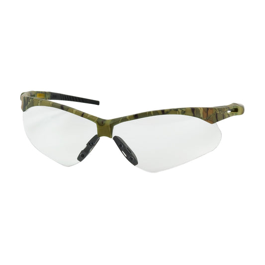 Anser™: Semi-Rimless Safety Glasses with Camouflage Frame, Clear Lens and Anti-Scratch / Anti-Fog Coating