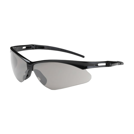 Anser™: Semi-Rimless Safety Glasses with Black Frame, Light Gray Lens and FogLess® 3Sixty™ Coating