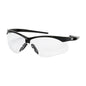 Anser™: Semi-Rimless Safety Readers with Black Frame, Clear Lens and Anti-Scratch / Fogless® 3Sixty™ Coating - +2.00 Diopter