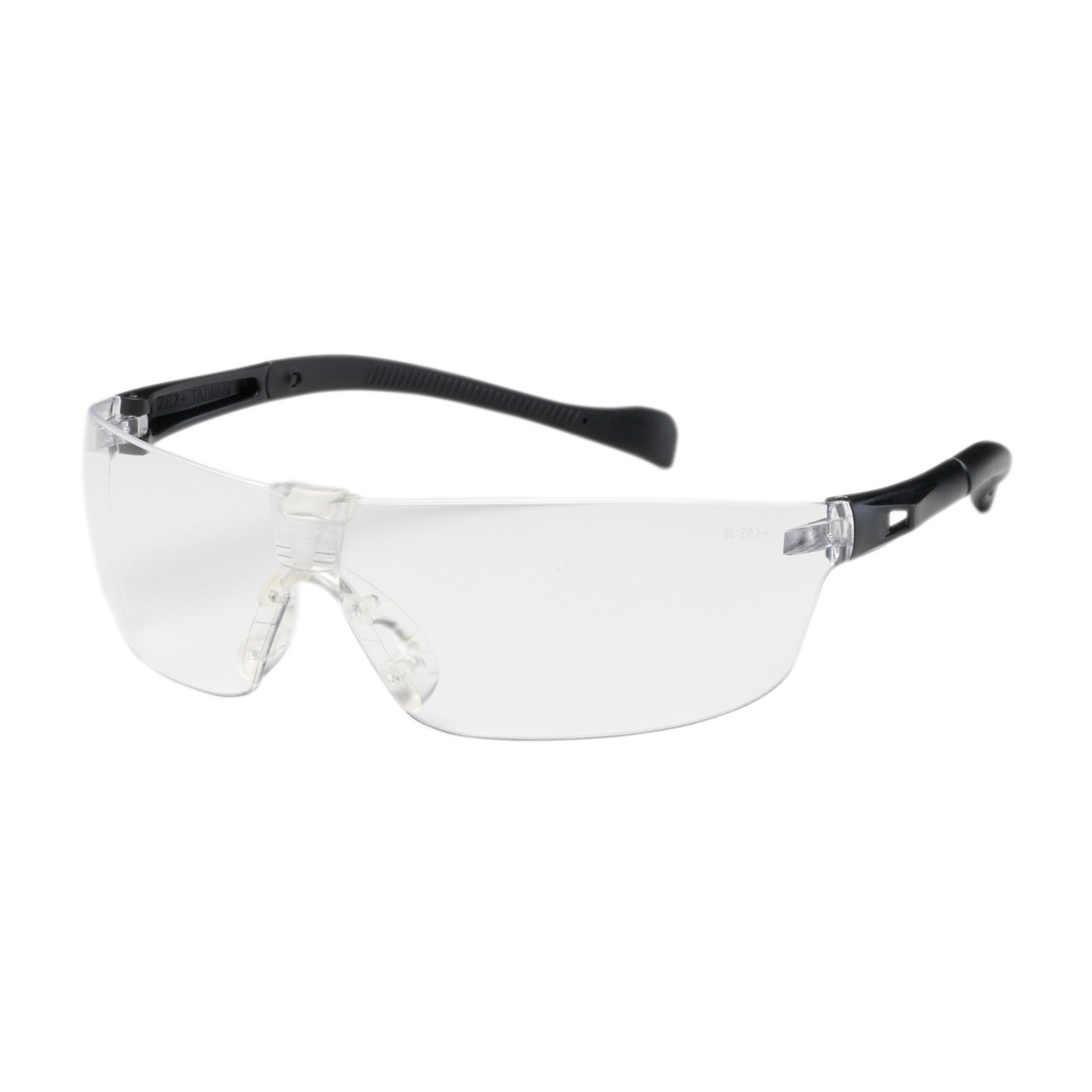 Monteray II™: Rimless Safety Glasses with Black Temple