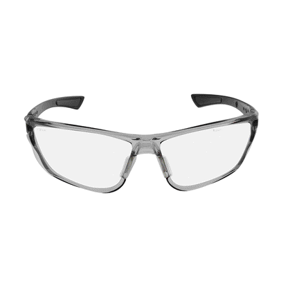 Recon™: Rimless Safety Glasses with Gloss Black Temple, Light Gray Lens and FogLess® 3Sixty™ Coating
