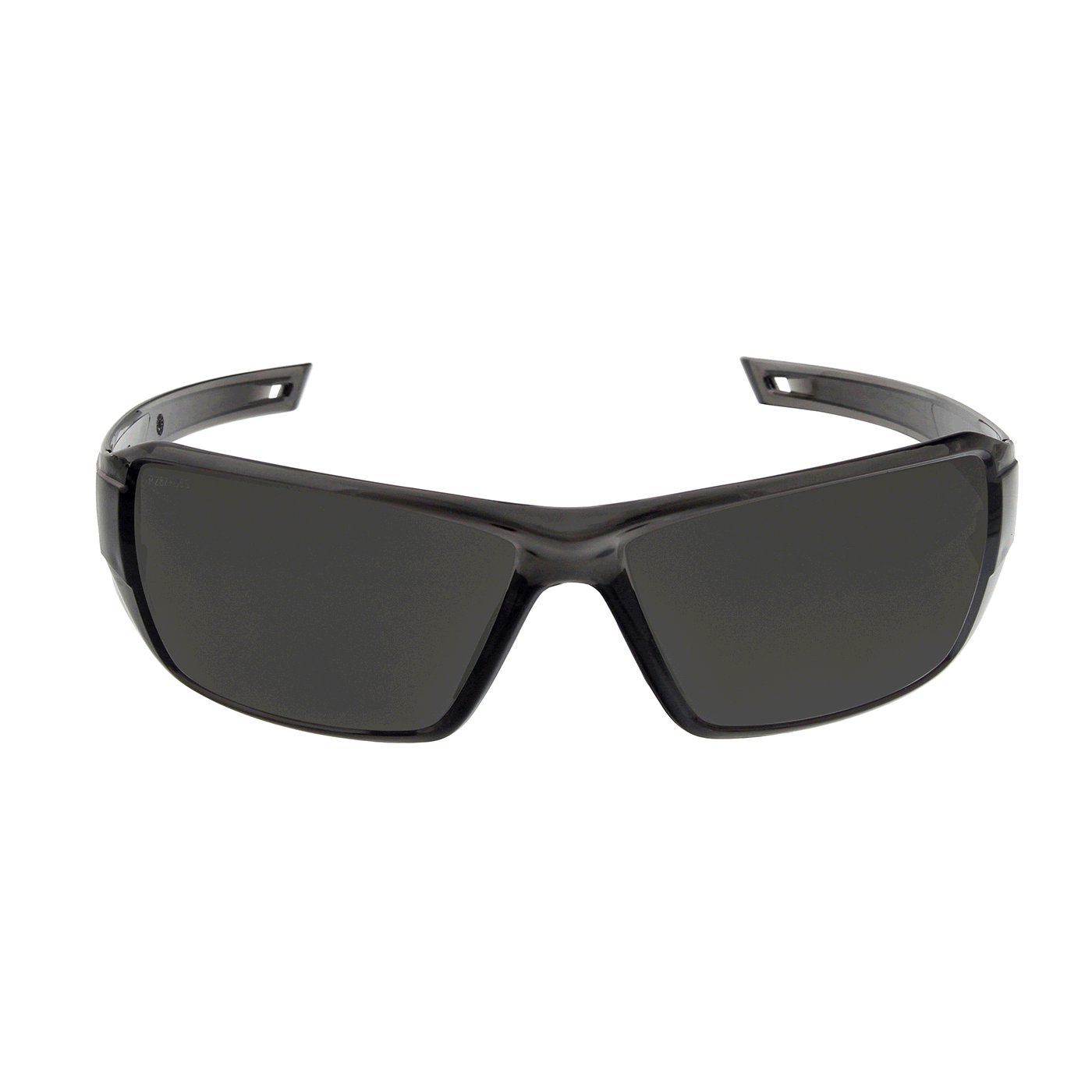 Captain™ Rimless Safety Glasses with Gray Temple, Gray Lens and Anti-Scratch / FogLess® 3Sixty™ Coating