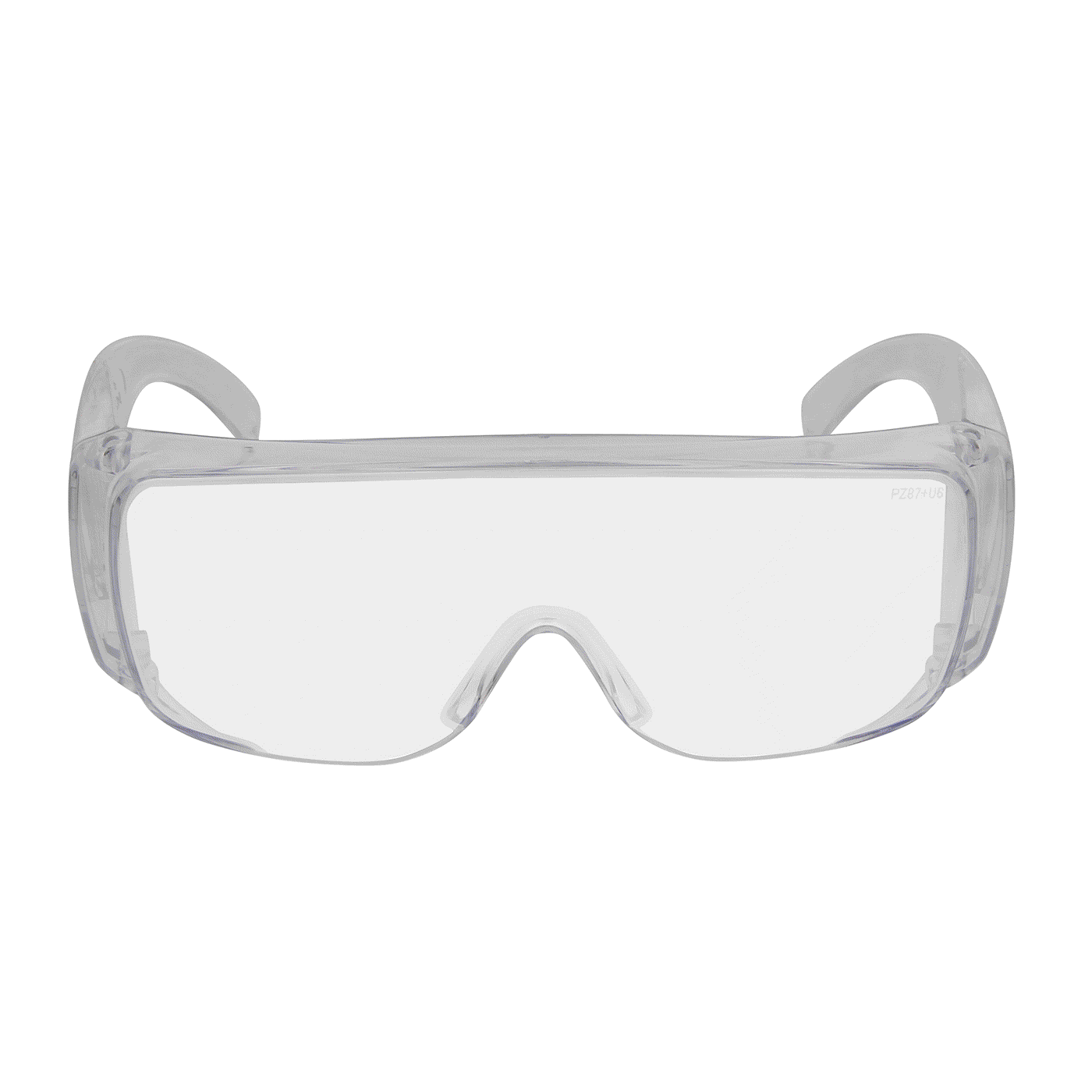 The Scout™: OTG Rimless Safety Glasses with Clear Temple and Clear Lens