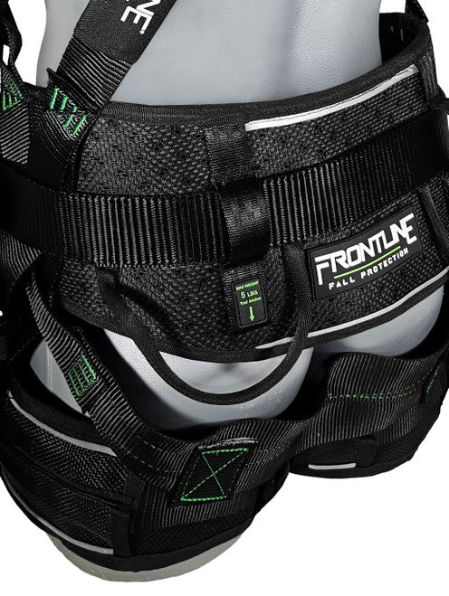 Frontline Fall 250CTB-S Elite Construction Harness Aluminum Hardware and Suspension Trauma Straps 250CTB product image