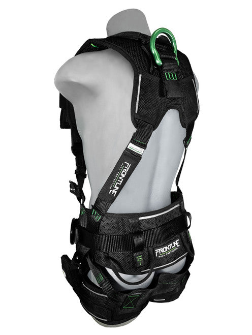 Frontline Fall 250CTB-S Elite Construction Harness Aluminum Hardware and Suspension Trauma Straps 250CTB product image