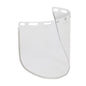Bouton Optical 251-01-7204 – Clear Polycarbonate Safety Visor with Aluminum Binding - .040" Thickness