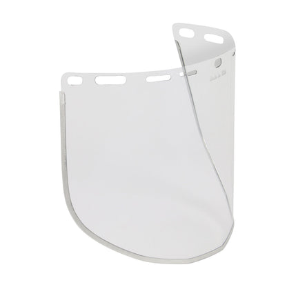 Bouton Optical 251-01-7214 – Clear PETG (Polyethylene Terephthalate Glycol) Safety Visor with Aluminum Binding - .040" Thickness