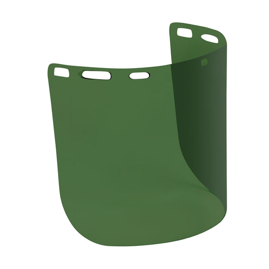 Bouton Optical 251-01-7312 – Polycarbonate Safety Visor 0.078" - Dark Green Tint