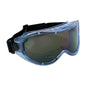 Bouton Optical 251-5300-402 – Indirect Vent Goggle with Light Blue Body, Grey Lens and Anti-Scratch / Anti-Fog Coating