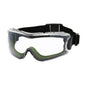 Bouton Optical 251-63-0520 – Indirect Vent Goggle with Green Body, Clear Lens and FogLess® 3Sixty™ Coating - Elastic Strap