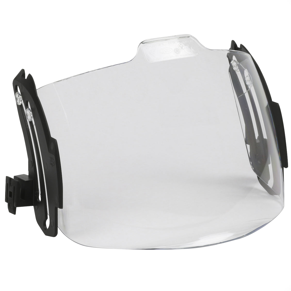 JSP 251-EVSR – Replacement Clear Integrated Anti-Fog/Anti-Scratch Shield for EVO® VISTAshield™ Helmet. ANSI Z87.1