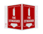 ZING Safety Sign, Fire Extinguisher V - official Zing product image 1