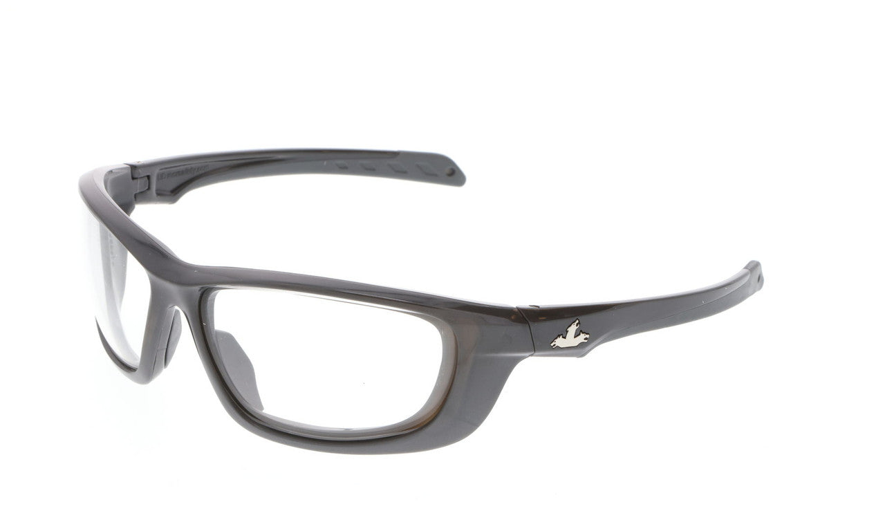 MCR Safety UD1 - Swagger® UD1 Series Safety Glasses - Provides Ultra Defense Ballistic Impact Protection - Co-Injected TPR over Polycarbonate Temples - Slip Resistant TPR on Temples and Nose Pads — Sold by Pair — manufacturer image 5
