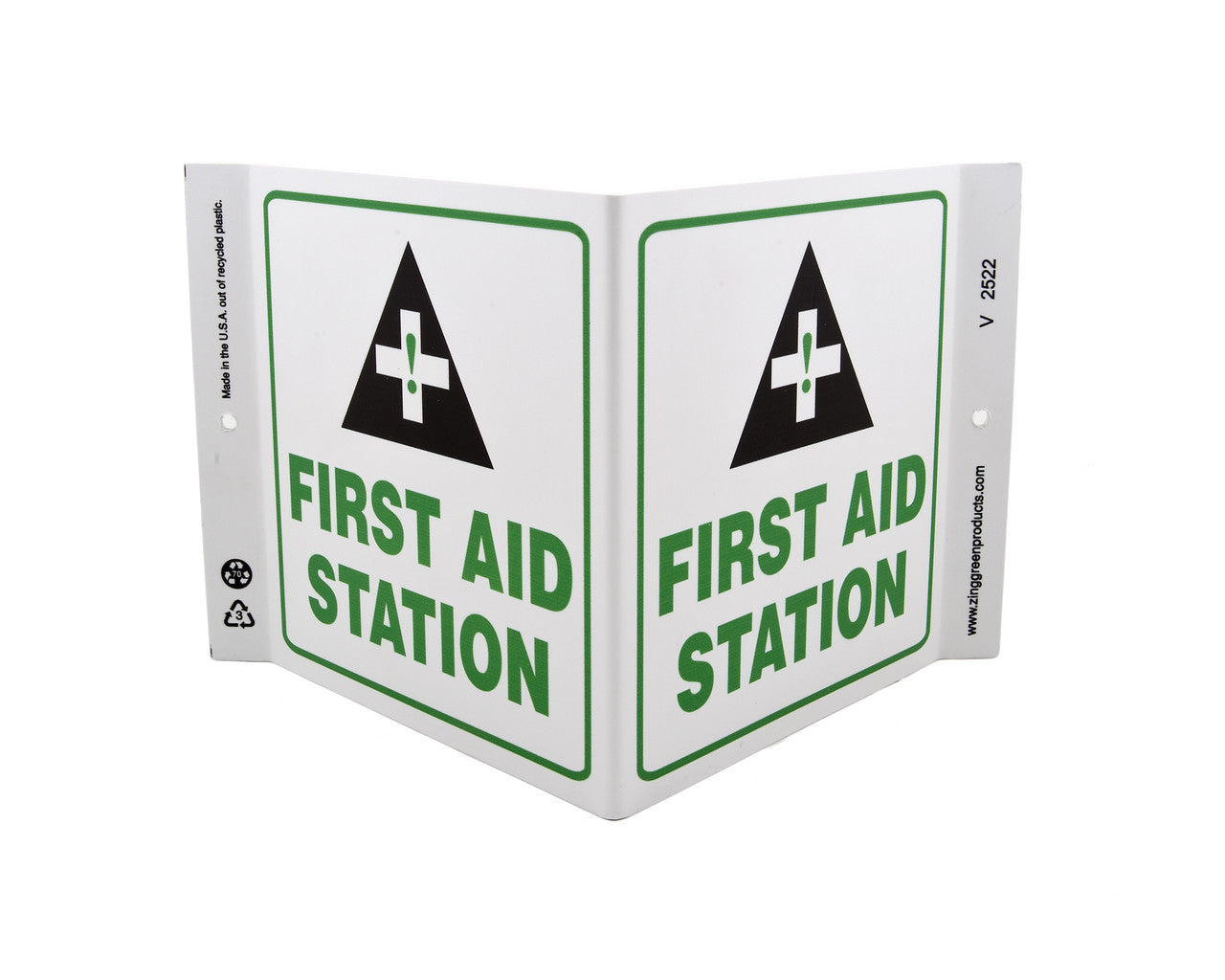 ZING Safety Sign, First Aid Station V - official Zing product image 1