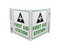 ZING Safety Sign, First Aid Station V - official Zing product image 1