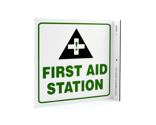 ZING Safety Sign, First Aid Station L - official Zing product image 1