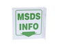 ZING Safety Sign, Msds Info L - official Zing product image 1