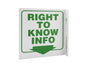 ZING Safety Sign, Right To Know Info L - official Zing product image 1