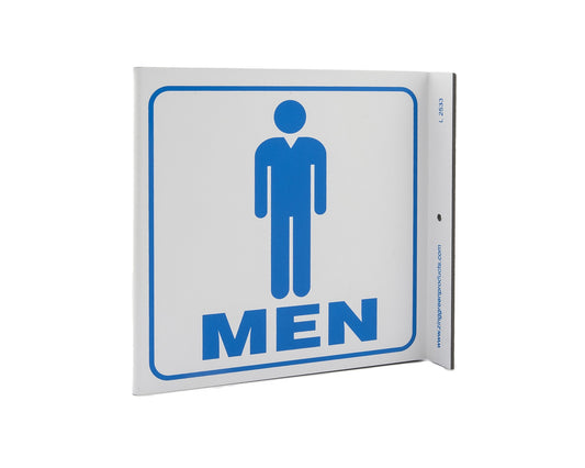 ZING Safety Sign, Restroom Men L - official Zing product image 1