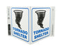 ZING Safety Sign, Tornado Shelter V - official Zing product image 1
