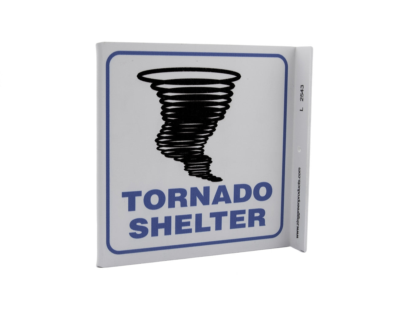 ZING Safety Sign, Tornado Shelter L - official Zing product image 1