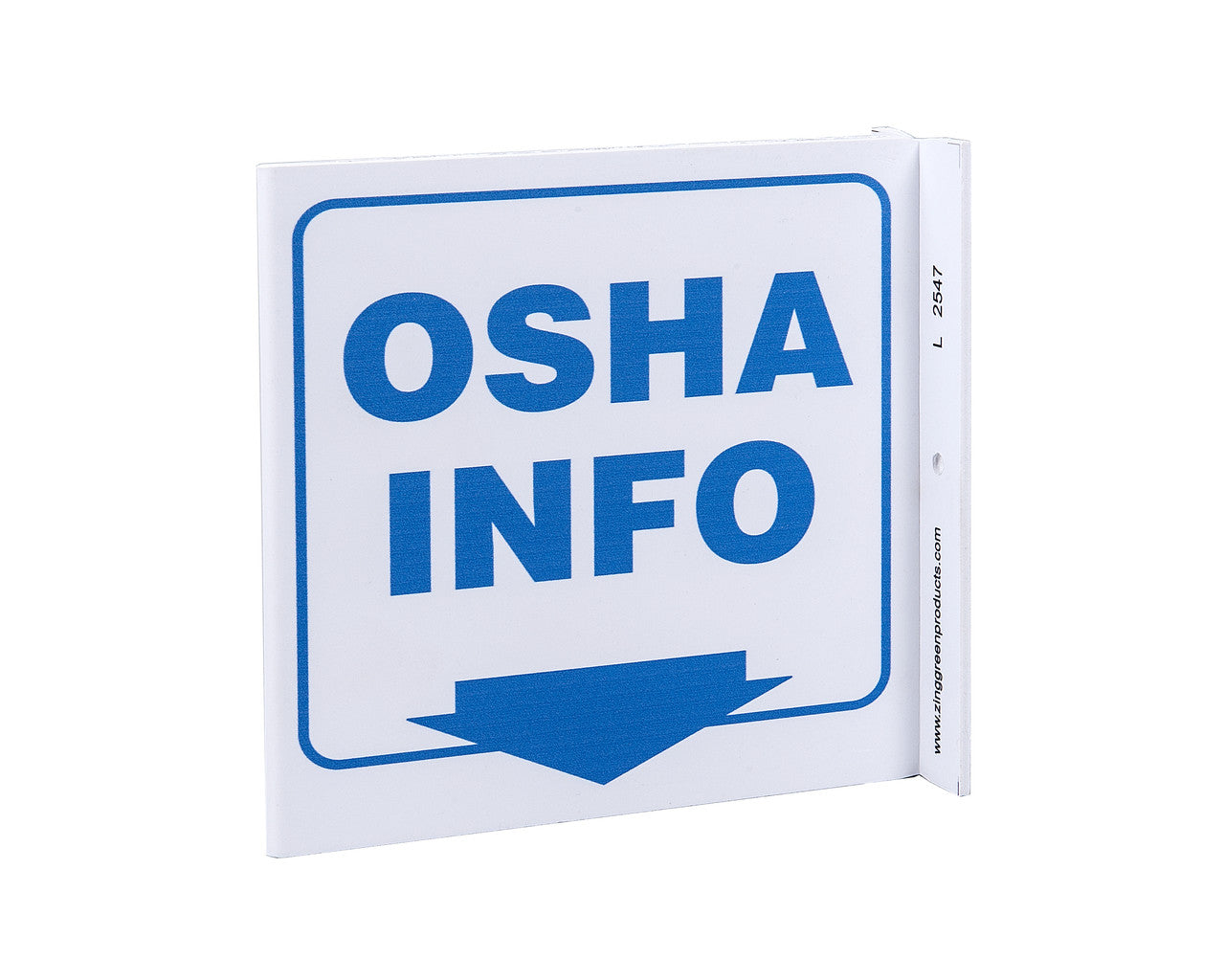 ZING Safety Sign, OSHA Info L - official Zing product image 1