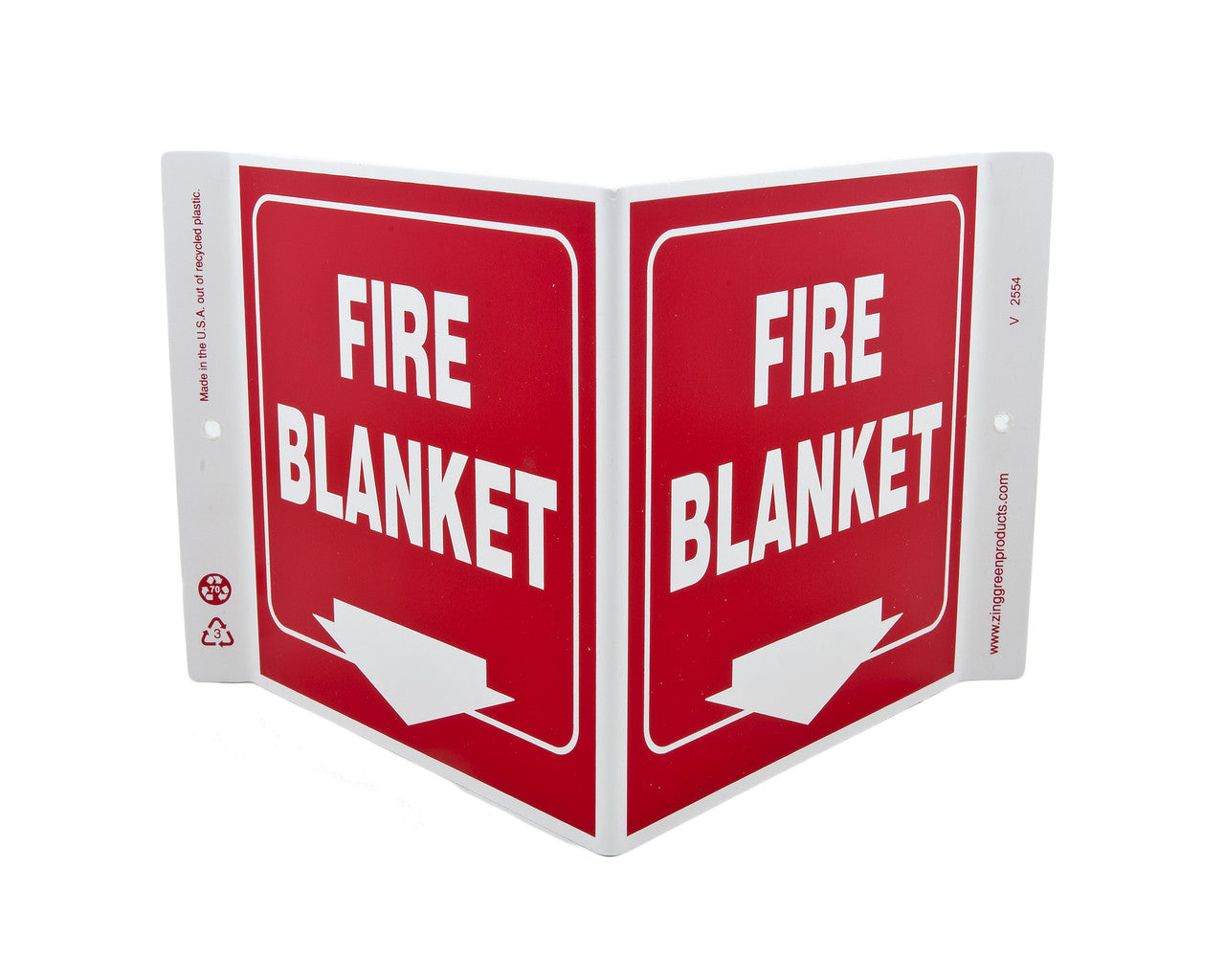 ZING Safety Sign, Fire Blanket V - official Zing product image 1