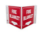 ZING Safety Sign, Fire Blanket V - official Zing product image 1