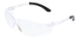 MCR Safety 908 - Sentinel Safety Glasses - Non-Slip Temple Material - Frameless Design Provides Unobstructed View - ** Sold In Canada Only**