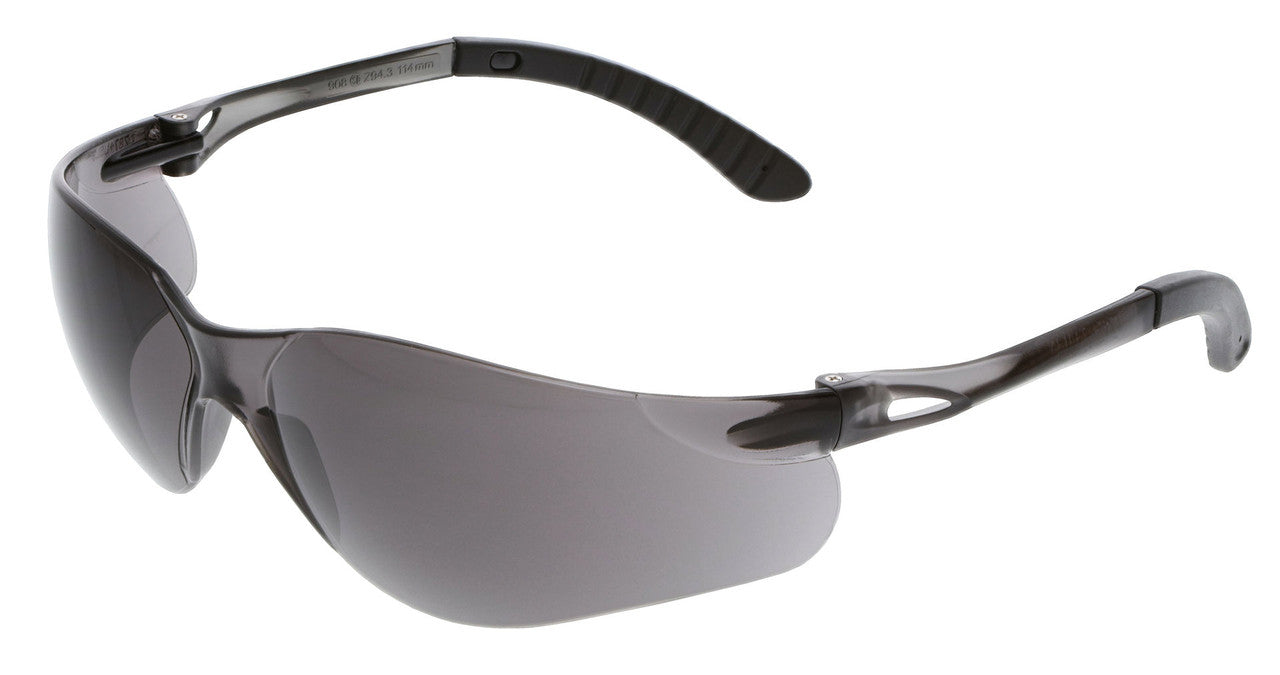 MCR Safety 908 - Sentinel Safety Glasses - Non-Slip Temple Material - Frameless Design Provides Unobstructed View - ** Sold In Canada Only** — manufacturer image 4