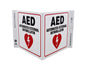 ZING Safety Sign, Aed V - official Zing product image 1