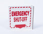 Eco Safety L Sign, 7X7