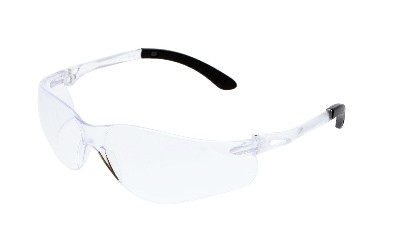 MCR Safety 908 - Sentinel Safety Glasses - Non-Slip Temple Material - Frameless Design Provides Unobstructed View - ** Sold In Canada Only** — manufacturer image 11