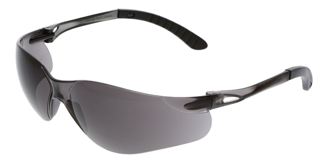 MCR Safety 908 - Sentinel Safety Glasses - Non-Slip Temple Material - Frameless Design Provides Unobstructed View - ** Sold In Canada Only** — manufacturer image 14
