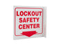 ZING Safety Sign, Lockout Safety Center L - 2571