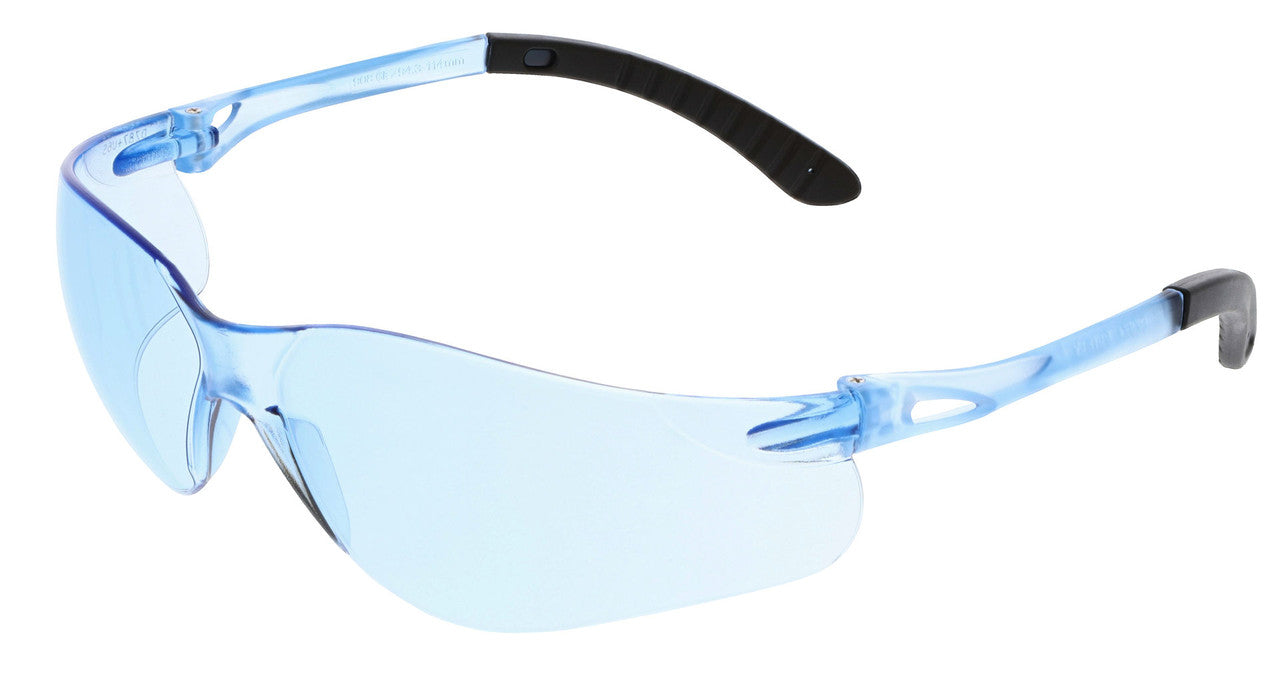 MCR Safety 908 - Sentinel Safety Glasses - Non-Slip Temple Material - Frameless Design Provides Unobstructed View - ** Sold In Canada Only** — manufacturer image 16