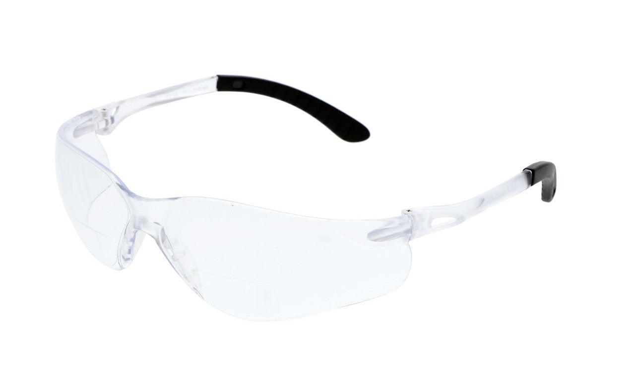 MCR Safety 908 - Sentinel Safety Glasses - Non-Slip Temple Material - Frameless Design Provides Unobstructed View - ** Sold In Canada Only** — manufacturer image 17