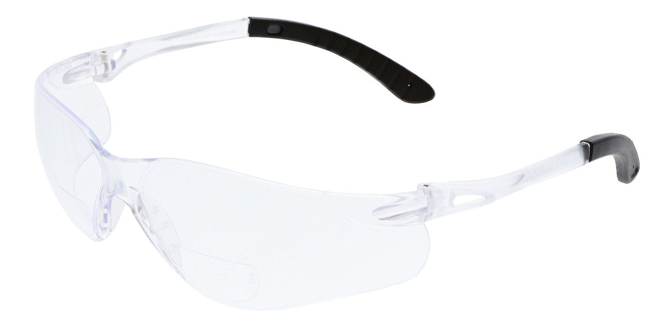 MCR Safety 908 - Sentinel Safety Glasses - Non-Slip Temple Material - Frameless Design Provides Unobstructed View - ** Sold In Canada Only** — manufacturer image 18