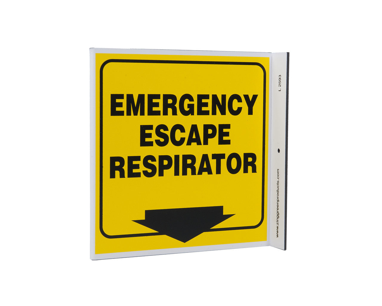 ZING Safety Sign, Emergency Escape Respirator L - official Zing product image 1