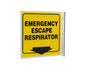 ZING Safety Sign, Emergency Escape Respirator L - official Zing product image 1