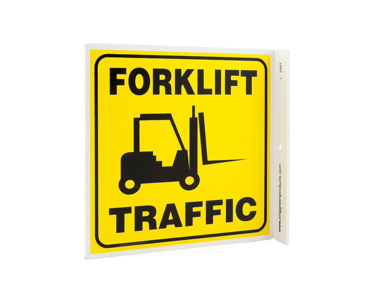ZING Safety Sign, Forklift Traffic L - official Zing product image 1