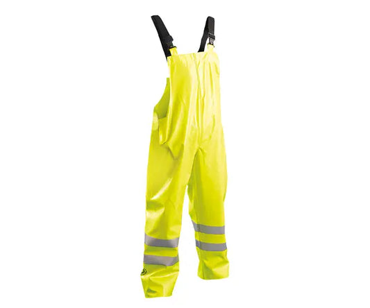 Occunomix Flame Resistant Rain Bib Pants Flame Resistant Safety Apparel Yellow M model LUX-TBIB/FR-YM