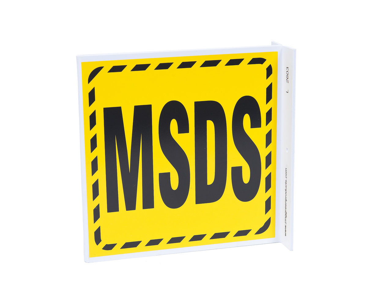 ZING Safety Sign, Msds L - official Zing product image 1