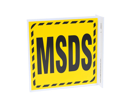 ZING Safety Sign, Msds L - official Zing product image 1