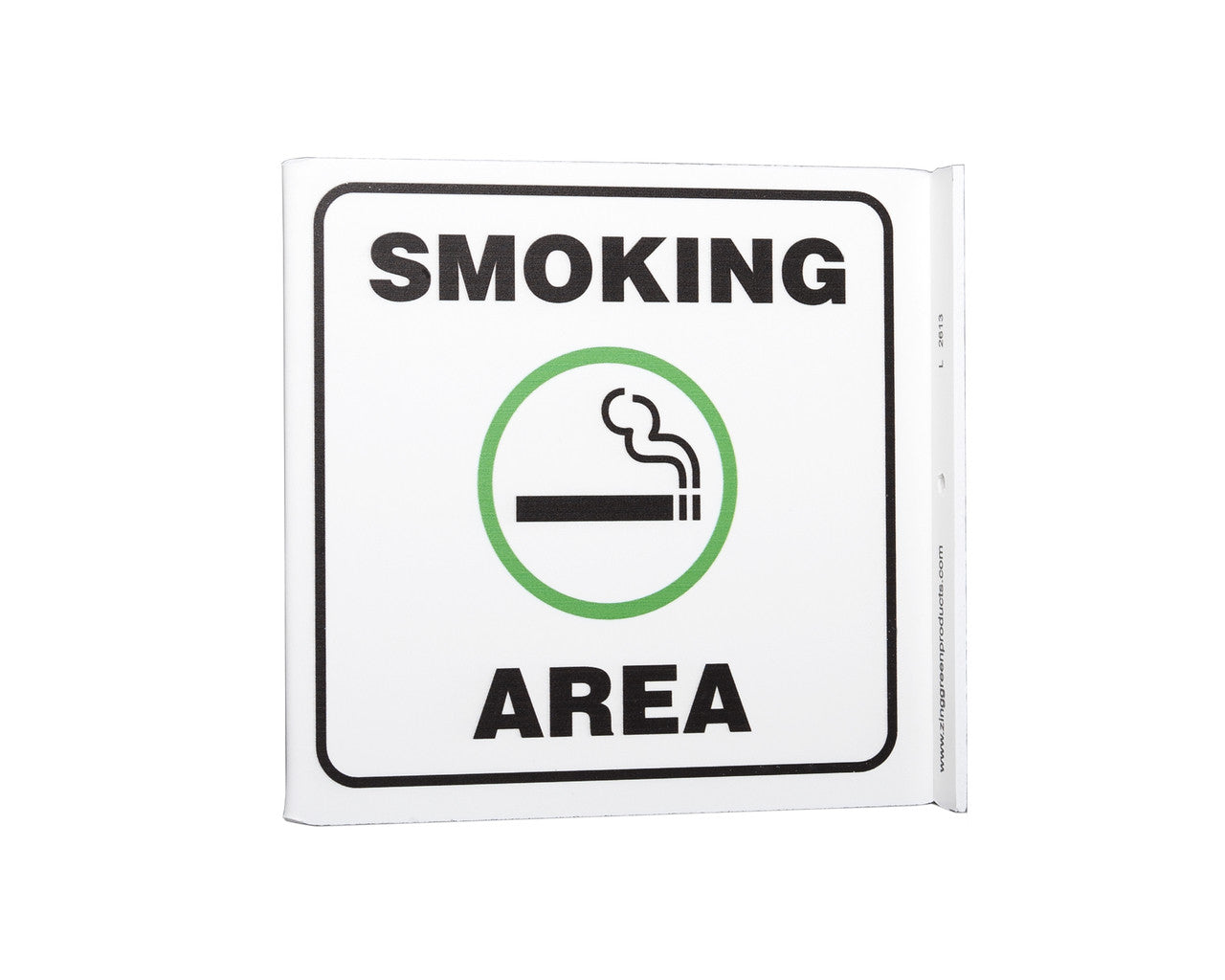 ZING Safety Sign, Smoking Area L - official Zing product image 1