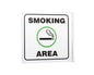 ZING Safety Sign, Smoking Area L - official Zing product image 1